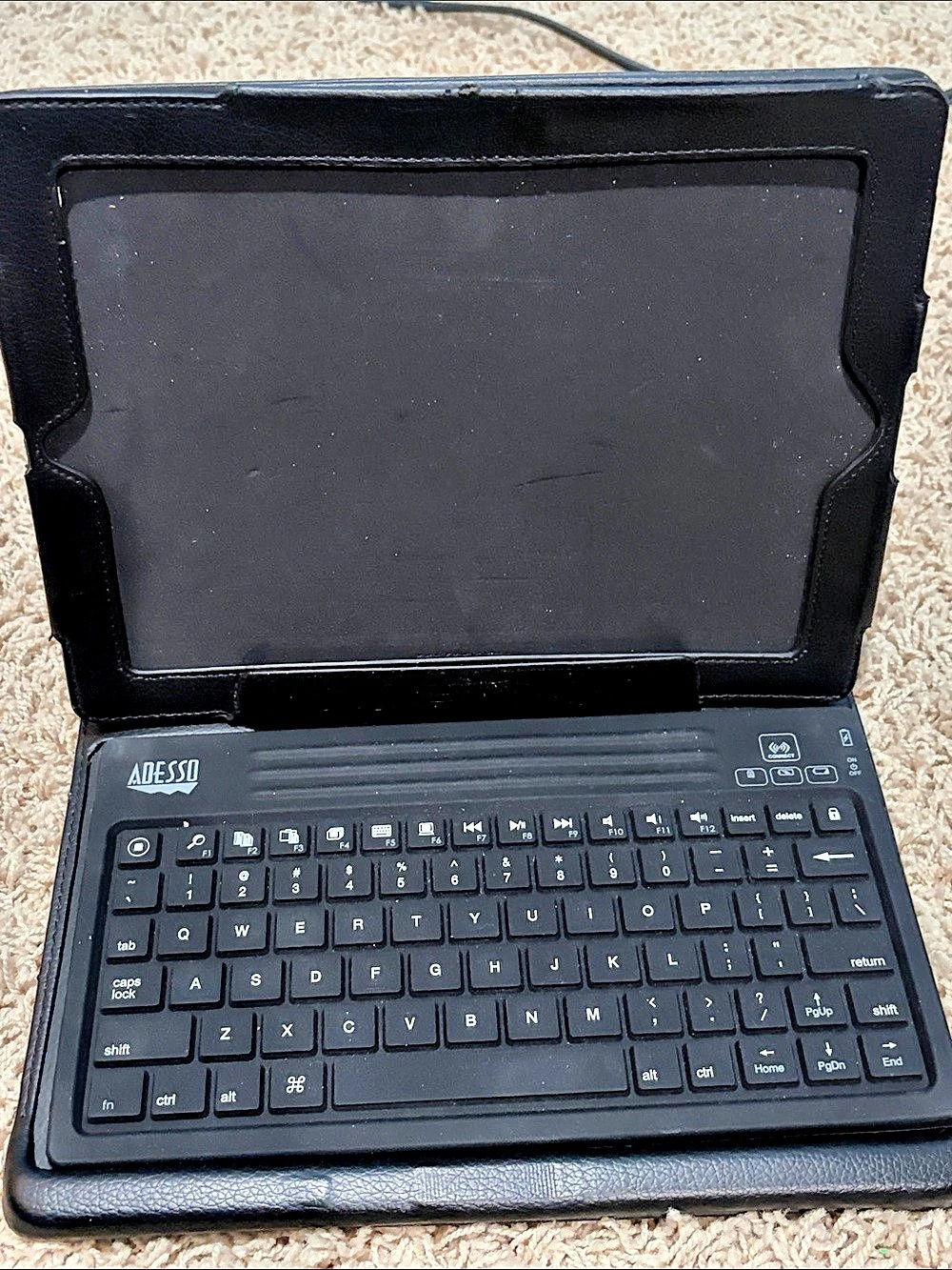 ADESO Black Tablet Keyboard Case